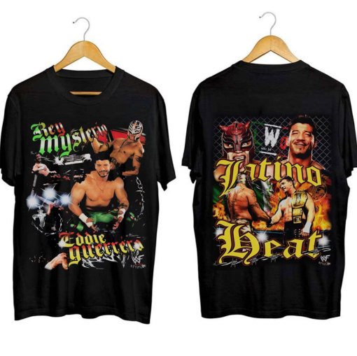 Retro Rey Mysterio vs Eddie Guerrero tee , Eddie Guerrero Vintage T-Shirt, Eddie Guerrero Gift, Unisex 90s T-Shirt, Rey Mysterio Bootleg Tee