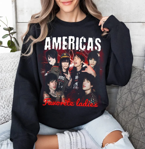 Vintage America’s Favorite Ladies Sweatshirt, Jaake Webber Joohnnie Guilbert T-Shirt, Trendy America Shirt, Funny Quotes, Gift For Fan