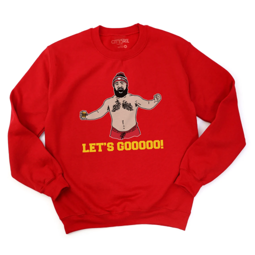 funny jason kelce shirtless let’s gooooo shirt spirit animal jason kelce kc football funny shirts