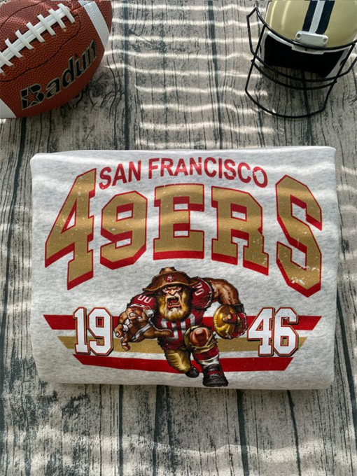 San Francisco 49ers Mascot Football Sweatshirt