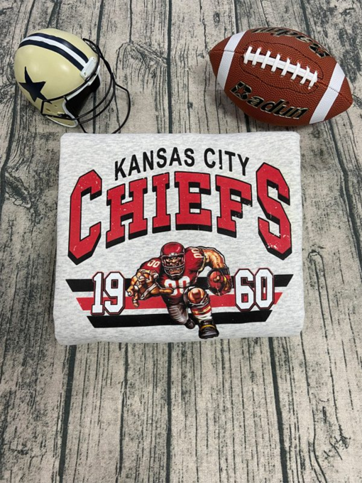 Kansas City Chiefs Mascot Football Sweatshirt