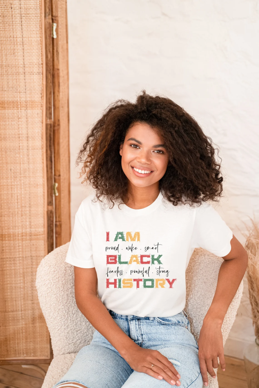 I Am Black History Sweat, Black History Month Shirt, African American Tees, BHM Sweatshirt, Black Lives Matter Sweater, Proud Black T-shirt