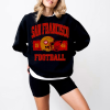 Vintage San Francisco Football Toddler Sweatshirt | Youth San Fran Football Top | Kids San Francisco Football Shirt