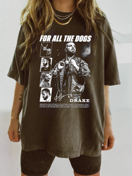 Vintage Drake Shirt, Drake For All The Dogs Shirt, Drakes Shirt, Drakes Merch, Draake New Album Shirt, All the dogs Hoodie, Bootleg Rap Tee