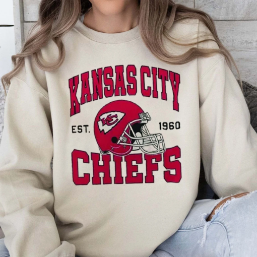 Vintage Kansas City Football PNG, Kansas Football Vintage Crewneck Png, Retro 90s KC Unisex Png, Vintage FootballThe Kelce Chiefs Walking Road Football Sweatshirts (Copy)