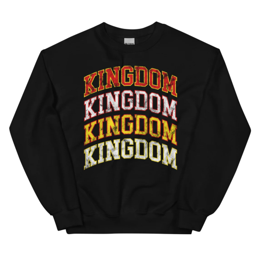 Kansas City Chiefs KINGDOM Sweatshirt, Vintage Kingdom Game Day Sweatshirts, Super Bowl Champs