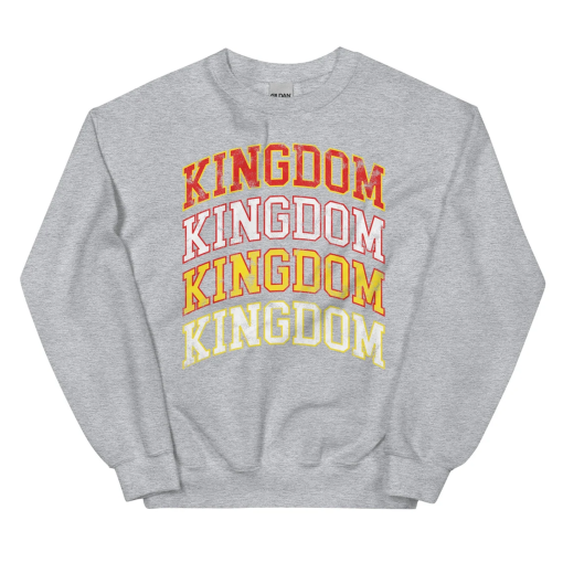 Kansas City Chiefs KINGDOM Sweatshirt, Vintage Kingdom Game Day Sweatshirts, Super Bowl Champs