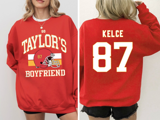 Taylor and Travis Sweatshirt Go Taylor’s Boyfriend Sweatshirt Football Era Sweatshirt Vintage Karma is the Guy Taylor’s Boyfriend Jacket Red