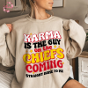 CHIEFS TAYLOR’S SWIFT Boyfriend Karma Guy On The Chiefs Heavy Blend™ Crewneck Sweatshirt