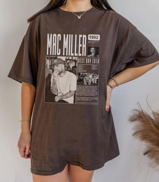 Mac Miller Best Day Ever Vintage Rap Tee