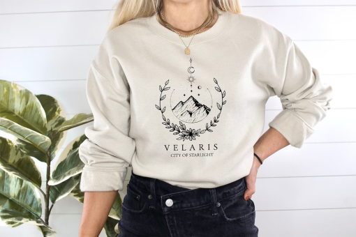 Velaris Sweatshirt Hoodie, The Night Court Velaris City of Starlight Sweatshirt, Acotar Shirt, Gift for Fans