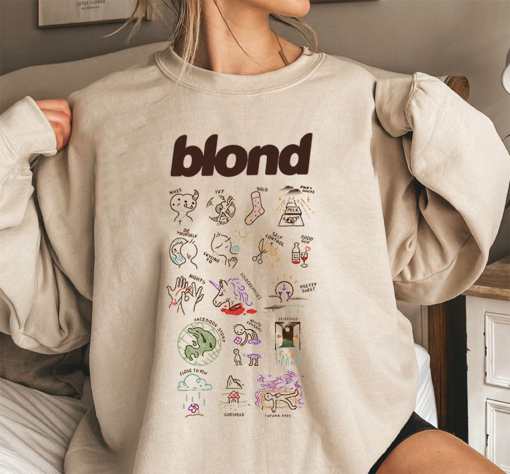 Frank Ocean Blond Tracklist Album Shirt