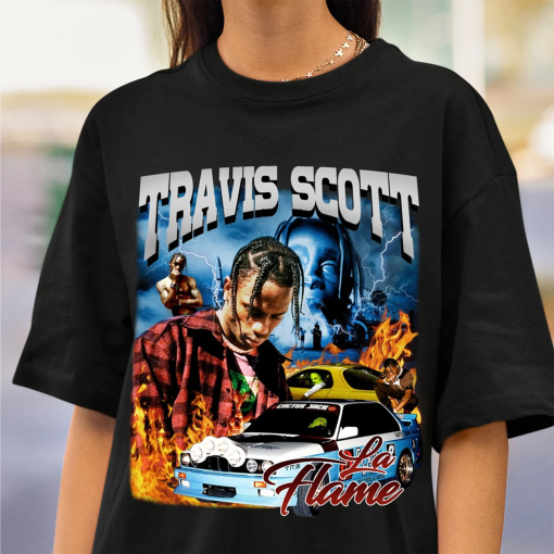 Vintage Travis Scott La Flame Shirt