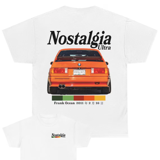 NOSTALGIA ULTRA v2 Front & Back Design Short Sleeve Shirt | blond album | music gift | vintage style tee | Blonded | Trends Original Design