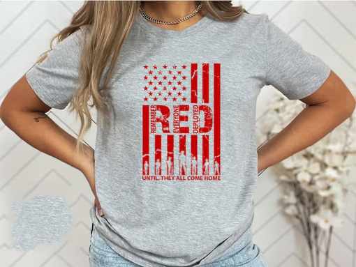 Support Our Troops Shirt, Veteran’s Day Gift Tee For Woman, Unisex Red Friday Shirt, On Fridays We Wear Red T-Shirt, Proud Veterans Tee