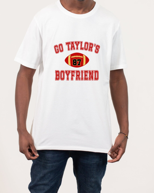 Go Taylor’s Boyfriend SVG, PNG, Travis and Taylor, Funny Football Party Shirt Design, Gameday Shirt Design, Kelce Era SVG, Go Sports