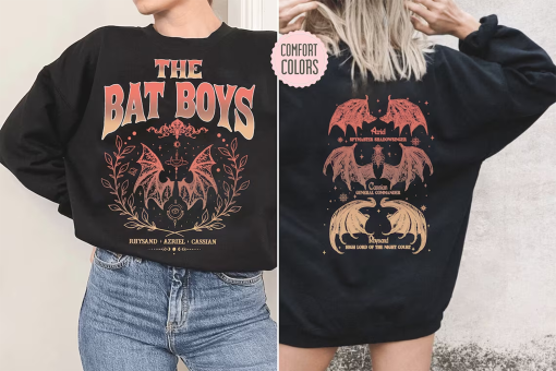 The Bat Boys Comfort Colors Shirt – ACOTAR Merchandise – Night Court Illyrians – Rhysand, Cassian, Azriel