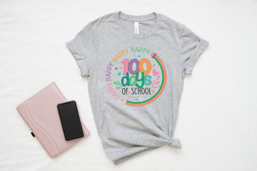 100 Days of School Shirt, 100 Day Shirt, 100th Day Of School Celebration, Student Shirt,Back to School Shirt, Gift For Teacher