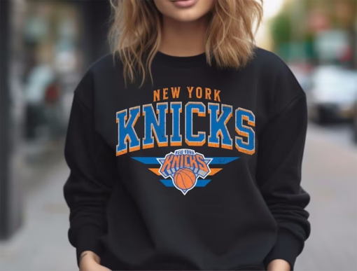 New York Knicks Sweatshirt Women Vintage New York Knicks Crewneck Men Distressed Knicks Pullover Vintage Unisex Knicks Shirt Oversize