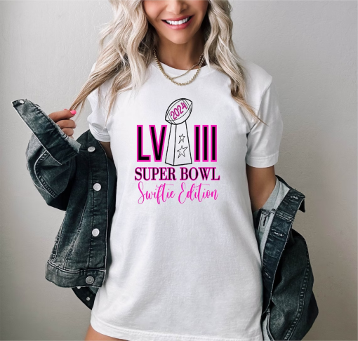 2024 Super Bowl Swiftie Edition Shirt,Swiftie Bowl,Cute Super Bowl Tee,Sunday Football Game,Halftime Tee,Game Day Football Shirt,Team Taylor