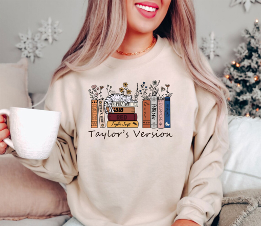 Vintage Taylor Swift Eras Tour Album Taylor’s Version Sweatshirt, Eras Tour Shirt