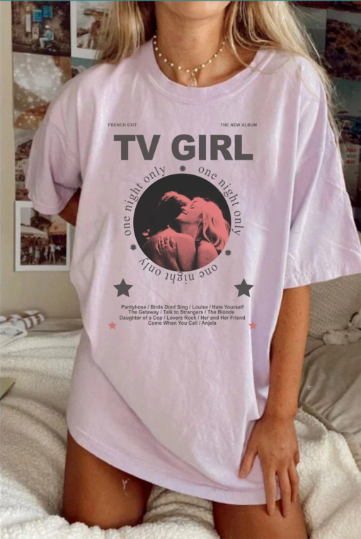 TV Girl Unisex T-Shirt – French Exit Album Tee – Music Band Graphic Shirt – Printed Music Merch For Gift