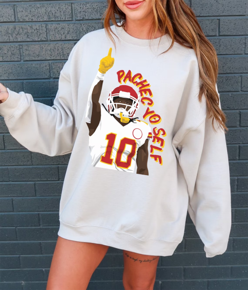 PachecYo Self KC Chiefs Sweatshirt | KC Chiefs Fan Shirt | Pacheco KC Shirt | Chiefs Fan Gift Idea | Pacheco Chiefs Sweatshirt