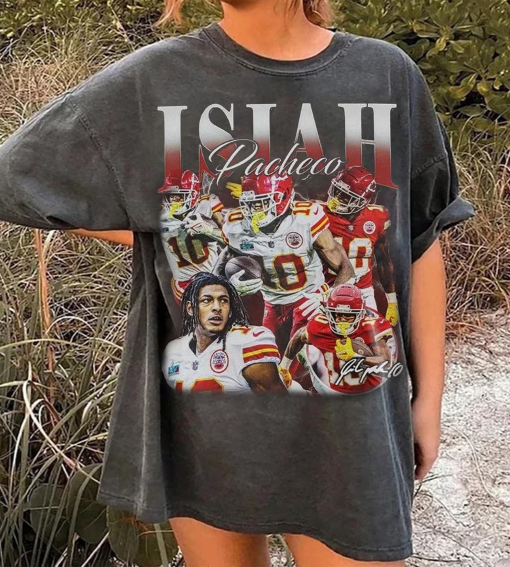 Vintage Isiah Pacheco Shirt,Retro American Football Bootleg Gift,Vintage Oversized Sport Tee, Football Fan Gifts,Football Sweatshirt