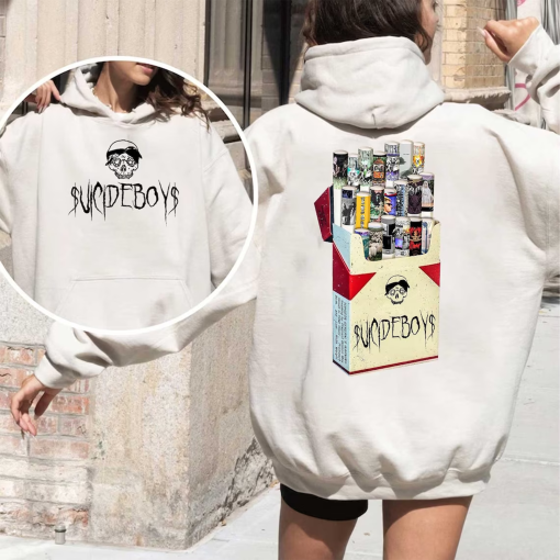 Vintage Suicide Boys Hoodie Sweatshirt, SuicideBoys merch, Suicide Boys – Now The Moon’s Rising Album Poster Design Graphic tee Gift