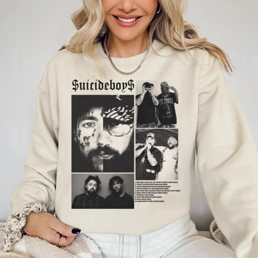 Suicideboys Comfort Colors Shirt, I Want To Die In New Orleans, Ruby Da Cherry Pullover, Scrim Sweatshirt, Grey Day Tour, Suicide Boys Merch