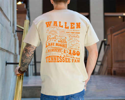 Morgan Wallen Tennessee Fan Shirt, Wallen Western Tee, Wallen Shirt, Country Music Shirt, Gifts For Fans