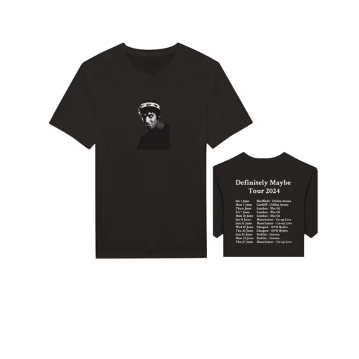 Liam Gallagher Definitely Maybe 2024 Tour T-Shirt