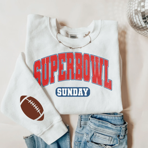 Superbowl Sunday Sparkly Faux Sequins Superbowl Png, Game Day Shirt Design, Trendy Superbowl Png, Sublimation, Digital Download