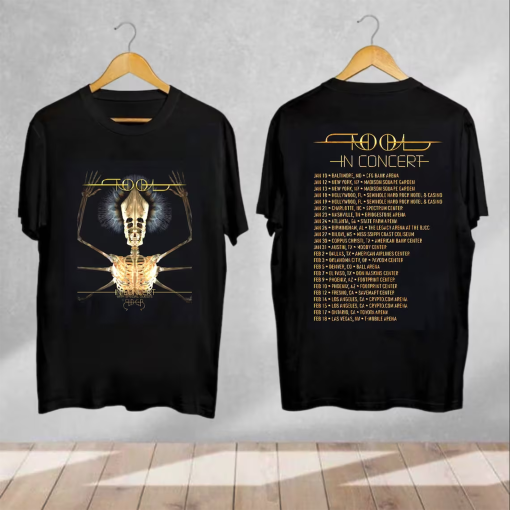 Tool North American 2024 Tour Shirt, Tool Band Shirt, Tool Fan Shirt, Tool Concert Shirt, Tool Tour Merch, Concert Shirt, 2024 Tour Merch