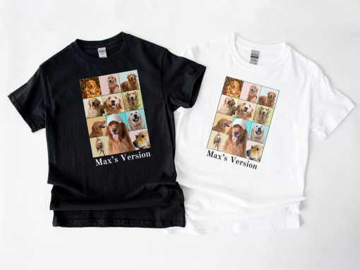 Custom Dog Shirt Era’s Tour Personalised Eras Tshirt, taylor swift shirt, Cute Custom Dog Photo Gift Custom Pet Portrait Eras Tour Shirt.