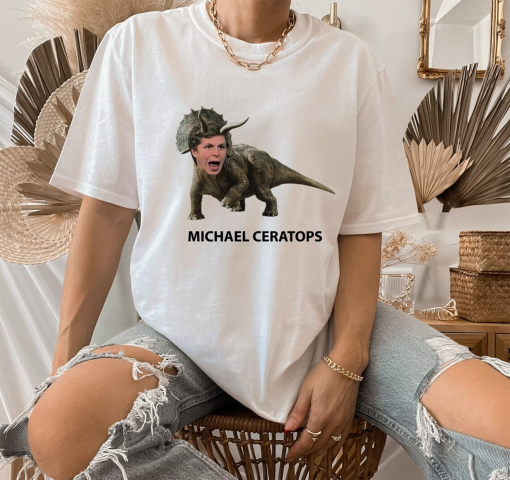 Michael Ceratops Shirt, Michael Dinosaur Shirt, Michael Cera The Eras Tour Shirt, Michael Merch, New Girl Gift Shirt, Eras Tour Merch