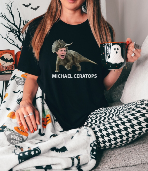 Michael Ceratops Shirt, Michael Dinosaur Shirt, Michael Cera The Eras Tour Shirt, Michael Merch, New Girl Gift Shirt, Eras Tour Merch