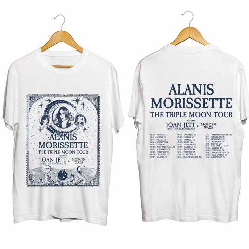 Alanis Morissette The Triple Moon Tour 2024 Shirt, Alanis Morissette Fan Shirt, Alanis Morissette 2024 Tour, The Triple Moon Concert Shirt