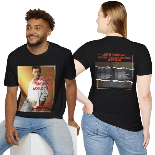 Personalized Justin Timberlake Tour 2024 | Forget Tomorrow World Tour Concert Tee | Justin Concert | Custom Shirt | Vintage Concert Shirt