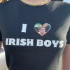 I Love Irish Boys T-Shirt, Y2K Top, 90s Tee