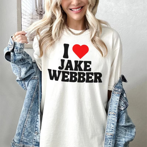 I Love Jake Webber Shirt, I heart Jake Webber, 2000’s Shirt, Grunge Clothing Y2K, Sweatshirt, Hoodie