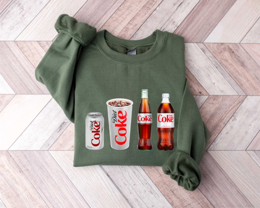 Diet Coke Shirt, Diet Coke Lover Sweatshirt, Funny Coke Shirt, Coke Lover Sweater, Coke Long Sleeve, Diet Coke Long Sleeve