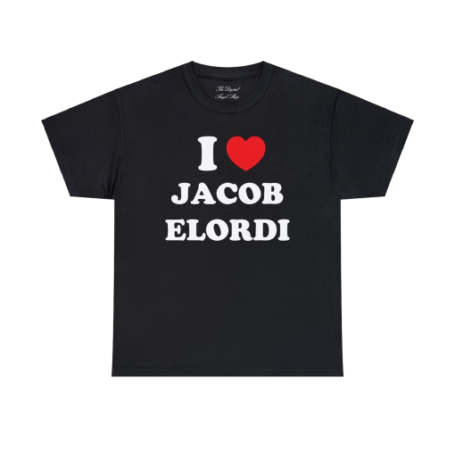 I love Jacob Elordi Unisex Heavy Cotton Tee