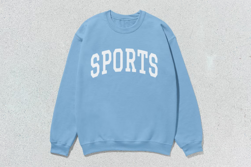 Sports Sweatshirt Collegiate Crewneck Sweater Unisex