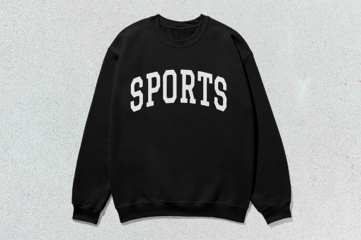 Sports Sweatshirt Collegiate Crewneck Sweater Unisex