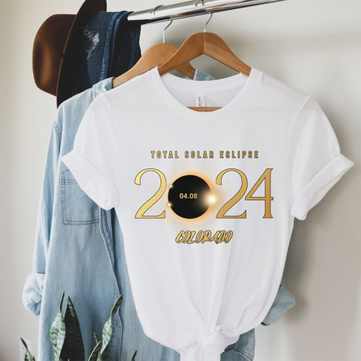 Custom Total Solar Eclipse April 2024 Shirt, America Totality Eclipse 2024 Personalised Friends Group Unisex Tshirt Custom City StateT-shirt