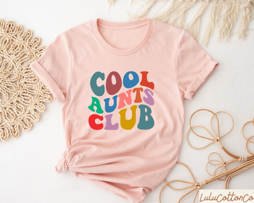 Cool Aunts Club Sweatshirt, Aunt Birthday Gift, Auntie Crewneck Gift, Cool Auntie Club, Gifts For Aunt Sweater, Mothers Day Gift For Sister