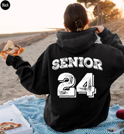 Senior 2024 Sweatshirt, Women’s Class Of 2024 Hoodie, College Senior Grad Gift, Graduate Shirt, High School Graduation Gifts For Her, E6050