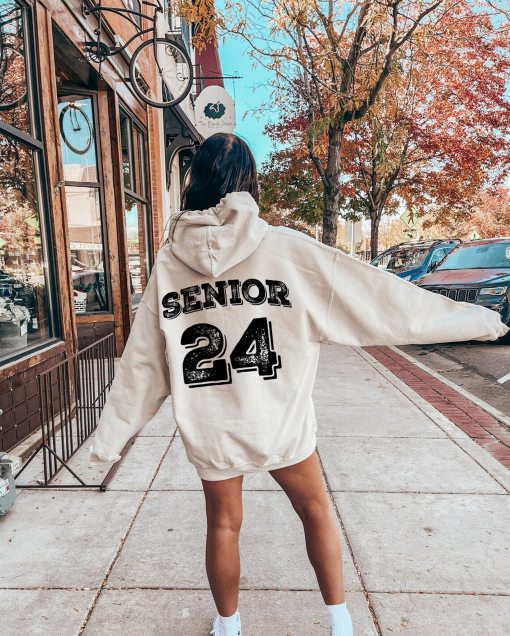 Senior 2024 Sweatshirt, Women’s Class Of 2024 Hoodie, College Senior Grad Gift, Graduate Shirt, High School Graduation Gifts For Her, E6050