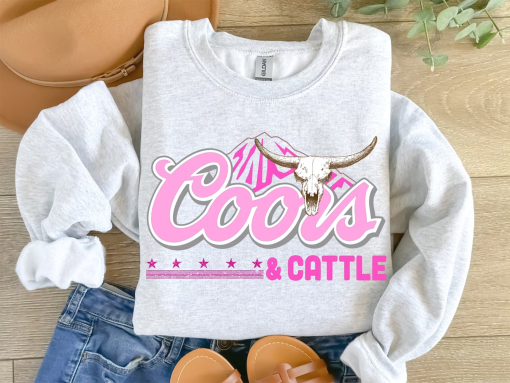 Coors Original Cowboy Sweatshirt, Western Sweatshirt, Rodeo Sweatshirt, The Original Coors Cowboy Sweatshirt, Coors Cowboy Sweatshirt